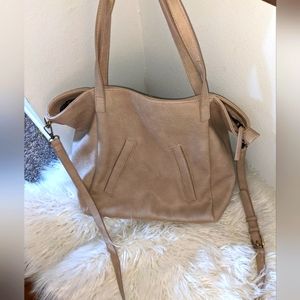 Anthropology brand Antik Kraft vegan leather tote